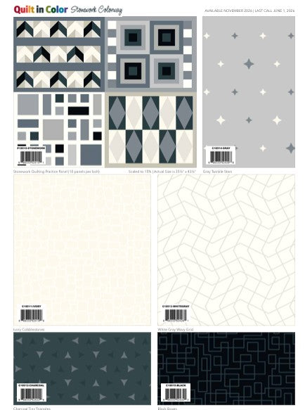 **Coming Soon 11/26** Quilt in Color 2 1/2" Rolie Polie |Riley Blake Designs | Designer: Christa Watsonta
