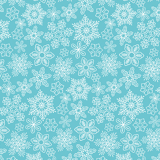 Snowflakes Glacier | Gingerbread Lane | Designer: Modern Quilt Studio