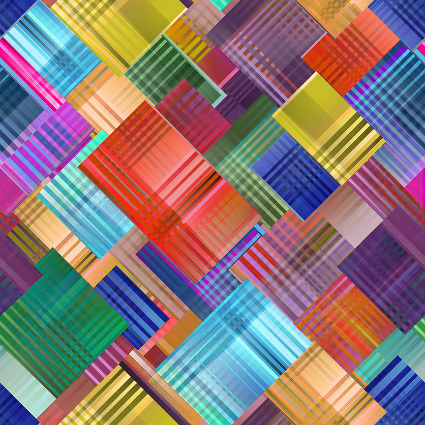 **Coming Soon** Prism Patch 108" Multi | Designer: Whistler Studios