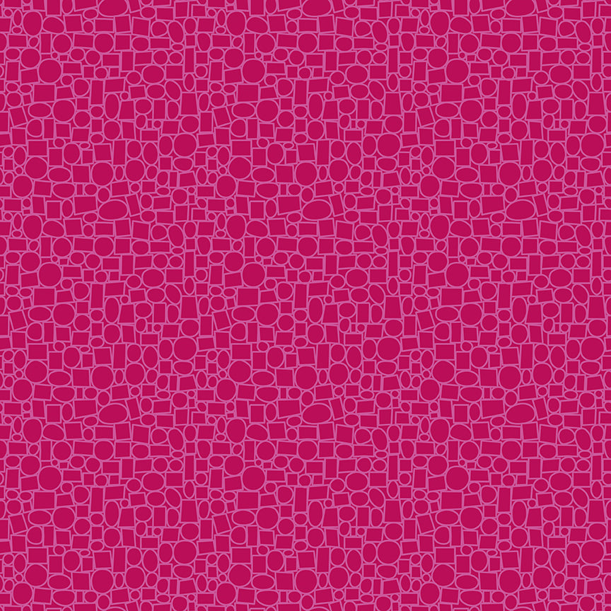 **Coming Soon 11/26** Quilt in Color - Cobblestones Fuchsia | Riley Blake | Designer: Christa Watson