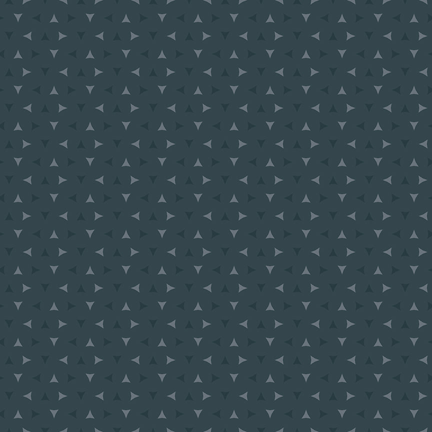 **Coming Soon 11/26** Quilt in Color - Tiny Triangles Charcoal | Riley Blake | Designer: Christa Watson