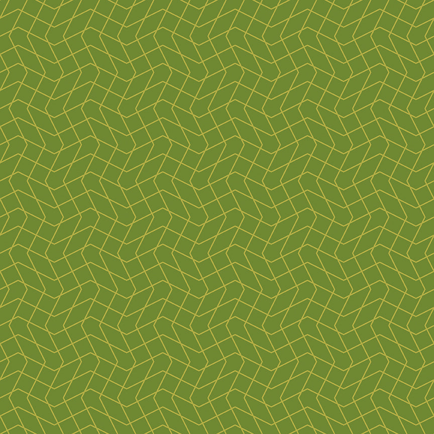 **Coming Soon 11/26** Quilt in Color - Wavy Grid Lime | Riley Blake | Designer: Christa Watson