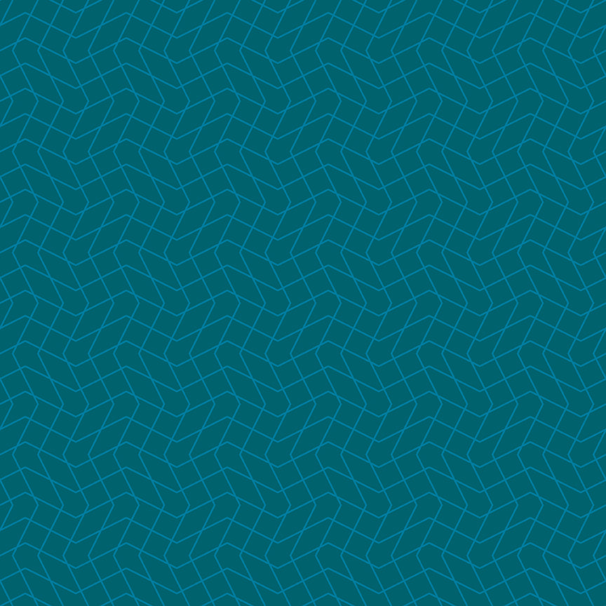 **Coming Soon 11/26** Quilt in Color - Wavy Grid Teal | Riley Blake | Designer: Christa Watson