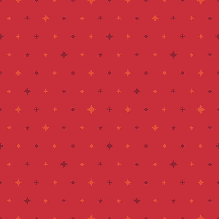 **Coming Soon 11/26** Quilt in Color - Twinkle Stars Red | Riley Blake | Designer: Christa Watson