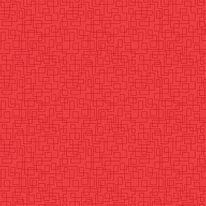 **Coming Soon 11/26** Quilt in Color - Boxes Coral | Riley Blake | Designer: Christa Watson