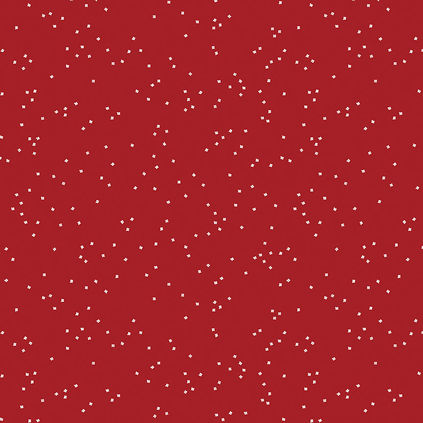 Blossoms in Color - Barn Red | Riley Blake Designs | Designer: Christopher Thompson