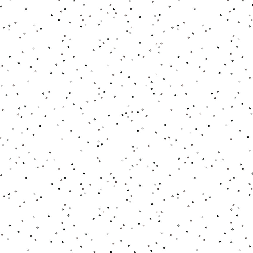 Blossoms On White All The Gray | Riley Blake Designs | Designer: Christopher Thompson