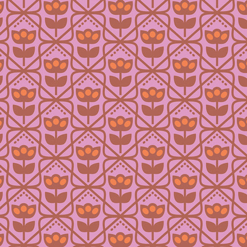 Cinnamon Toast - Mod Wall | Art Gallery Fabrics | Designer: Dana Willard