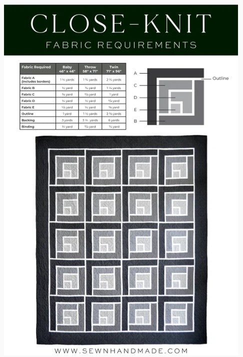 Close-Knit | PAPER Pattern | Sewn Handmade