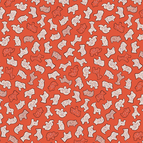 Cinnamon Toast - FLANNEL Circus Animals Retro | Art Gallery Fabrics | Designer: Dana Willard