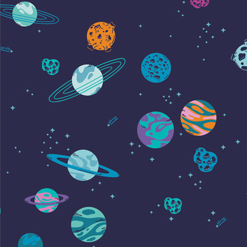 FLANNEL - Planetary Parade Fun | AGF Studio | Art Gallery Fabrics
