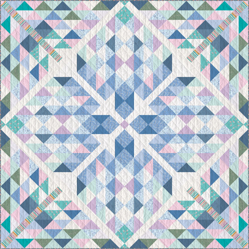 Frost & Fir Frost Weave Quilt Kit | Art Gallery Fabrics | Designer Sewcial Bee Collective