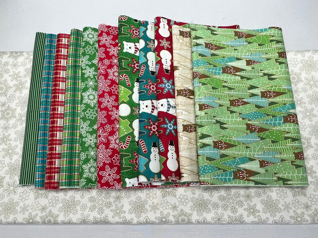 KIT - Charming Christmas Quilt | Gingerbread Lane | Designer: Modern Quilt Studio