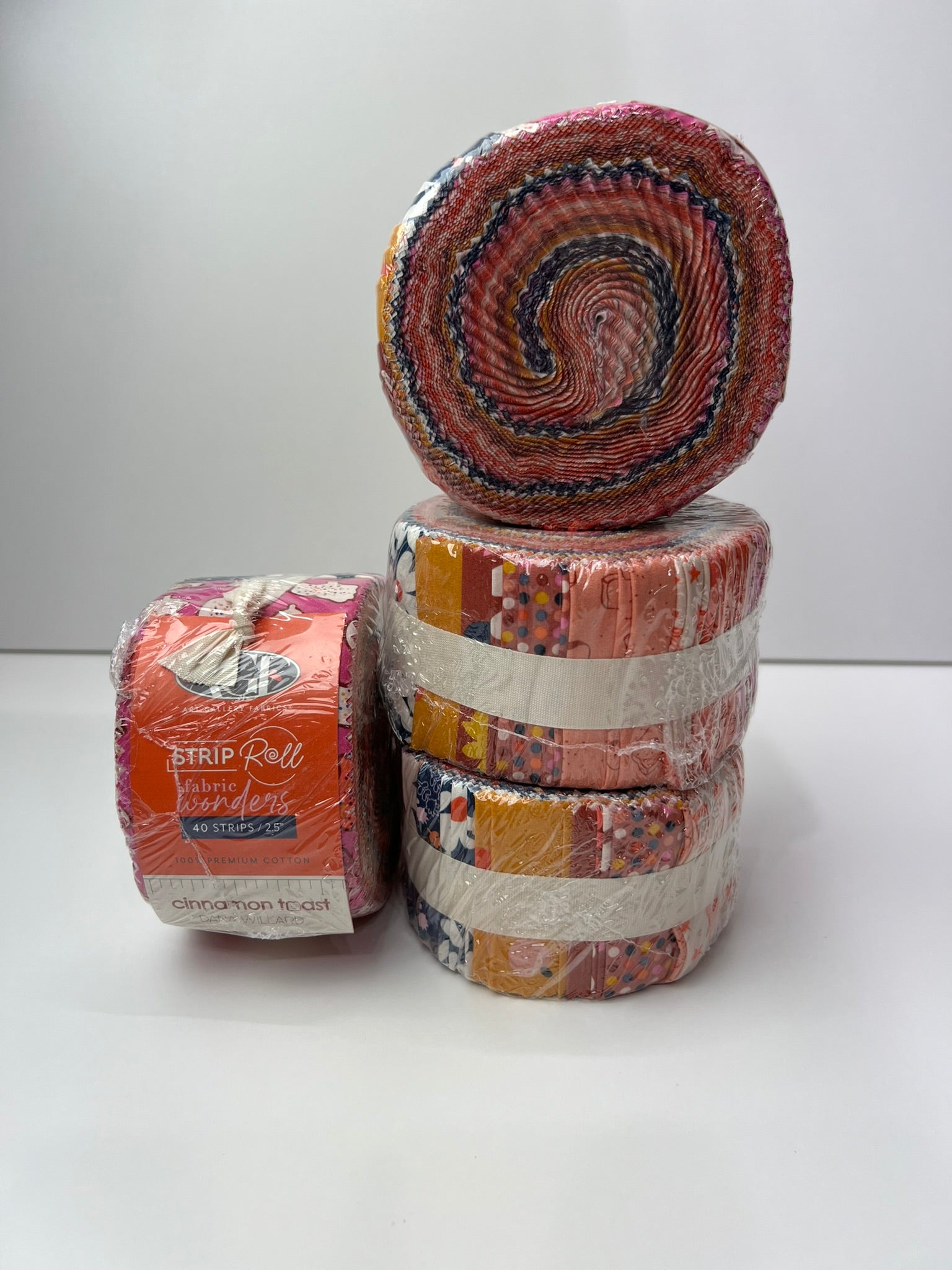 Cinnamon Toast 2 1/2" Strip Roll | Art Gallery Fabrics | Designer: Dana Willard