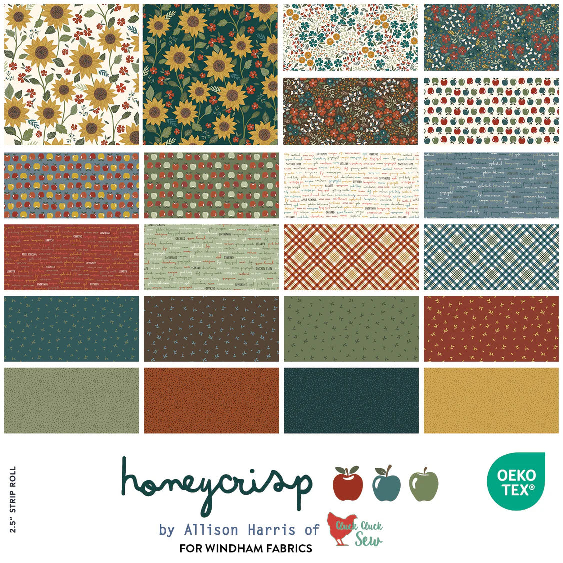 Honeycrisp 2 1/2" Strips | Designer: Allison Harris | Windham Fabrics