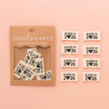 Made in 2026 Organic Cotton Centerfold Sewing Labels | LABEL | Sarah Hearts