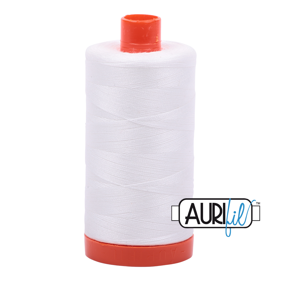 Natural White | MK50 - 2021 | Aurifil 50 wt Large Spool
