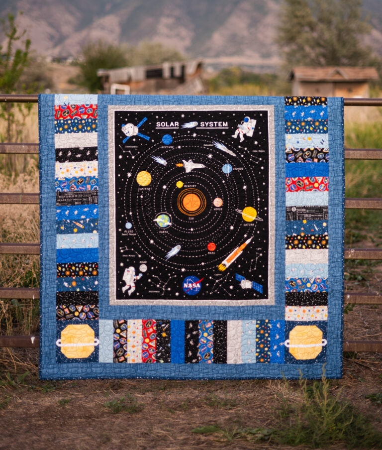 QUILT KIT - Solar System Explorer | FREE Pattern | Reach for the Stars | Riley Blake Designs