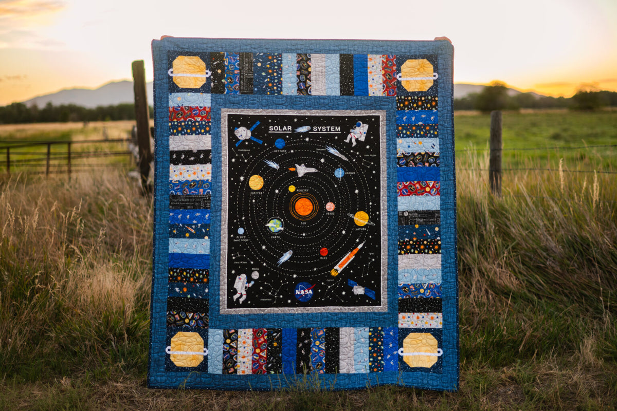 QUILT KIT - Solar System Explorer | FREE Pattern | Reach for the Stars | Riley Blake Designs