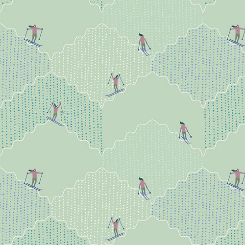 Frost & Fir Ski Run | Art Gallery Fabrics | Designer Sewcial Bee Collective