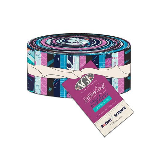 Rocket Science Strip Roll Wonders | AGF Studio | Art Gallery Fabrics