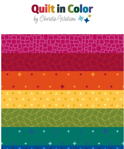 **Coming Soon 11/26** Quilt in Color 2 1/2" Rolie Polie |Riley Blake Designs | Designer: Christa Watsonta