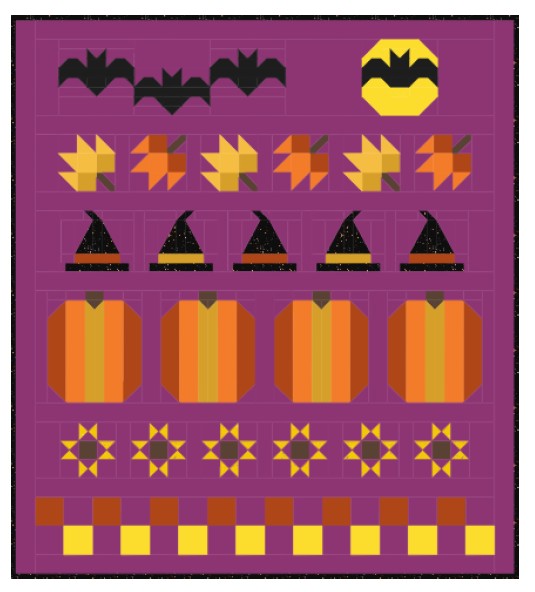 QUILT KIT | Moonlight Fright | Shadow Valley Quilts