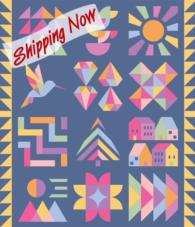 QUILT KIT - 2027 Hand + Soul Block of the Month| Kaleidoscope Garden | Eudaimonia Studio