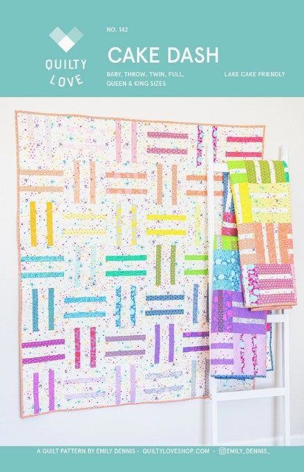 Cake Dash | PAPER Pattern | Quilty Love