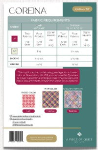 Coreina | PAPER Pattern | A Piece of Quiet Quilts