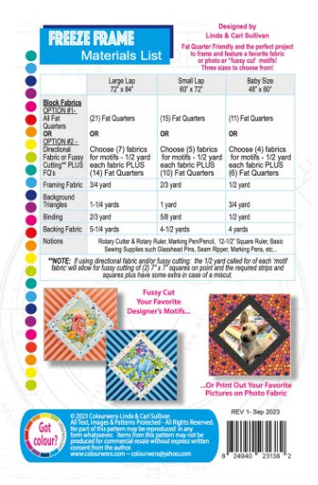Freeze Frame | PAPER Pattern | Colourwerx