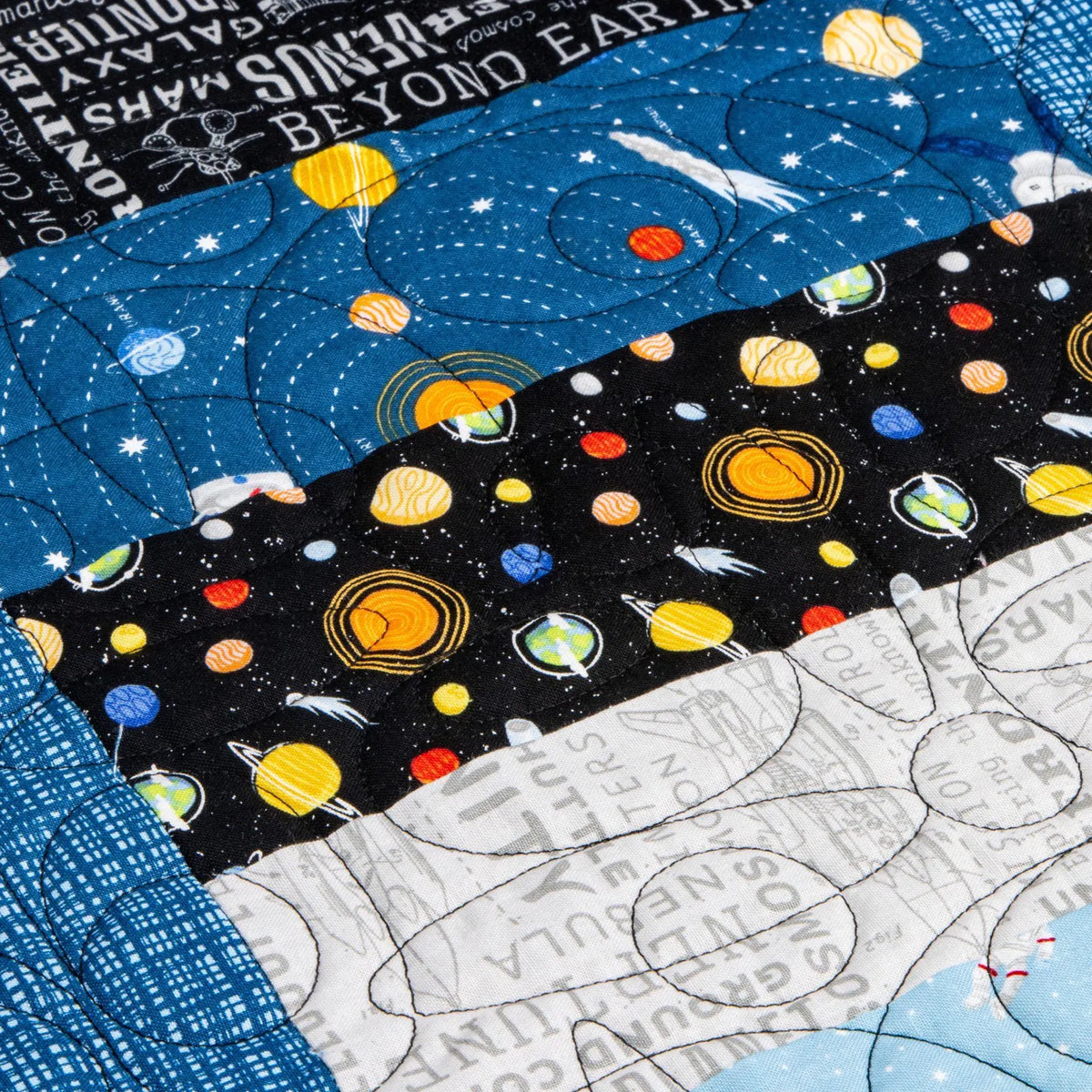 QUILT KIT - Solar System Explorer | FREE Pattern | Reach for the Stars | Riley Blake Designs