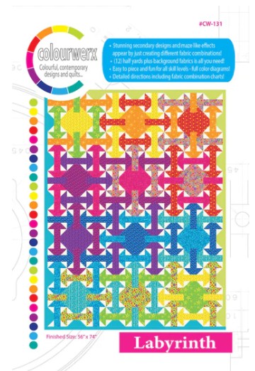 Labyrinth | PAPER Pattern | Colourwerx