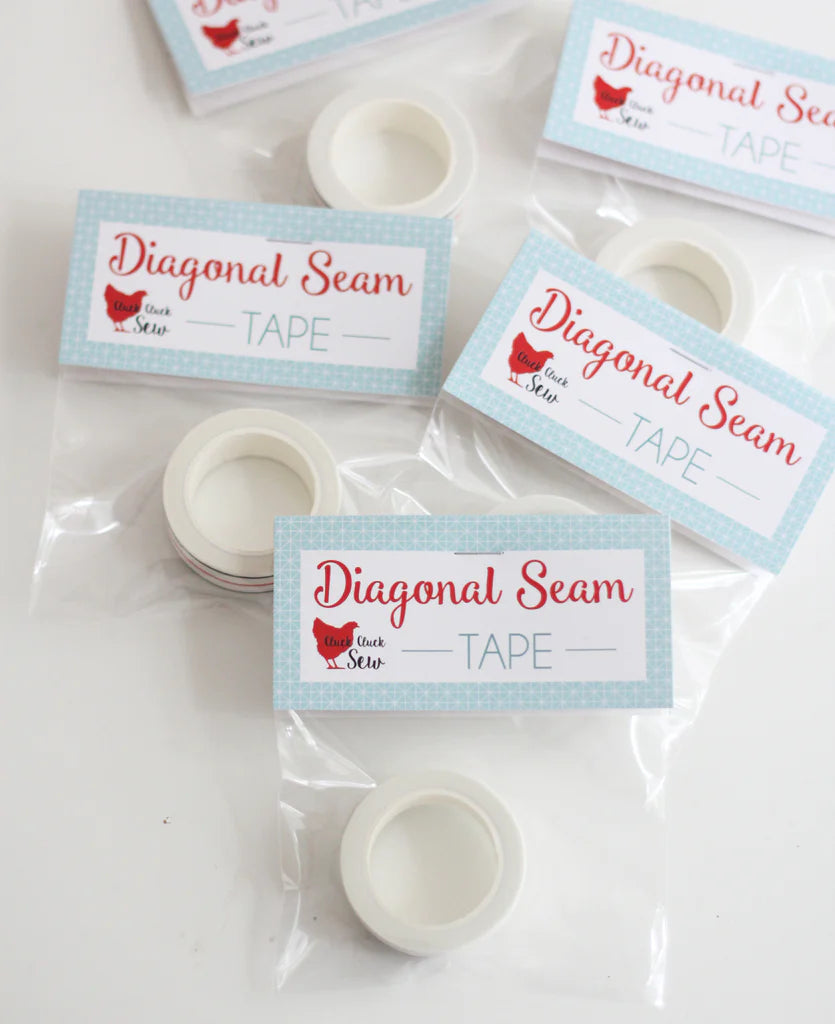 Diagonal Seam Tape | Cluck Cluck Sew