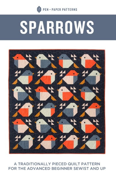 Sparrows | PAPER Pattern | Pen and Paper Patterns